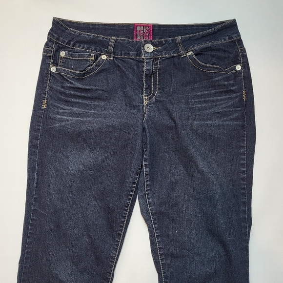 Torrid Jeans Vintage Early 2000s Y2K Dark Wash Denim Skinny Style Size 20R - Picture 3 of 9